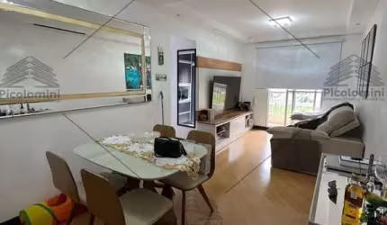 Apartamento Parque São Lucas com 68 metros, 2 quartos, 1 suíte, sala 2 ambiente com varanda, móveis planejados, 2 banheiros, 1 vaga, piscina, academia