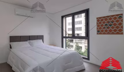 Apartamento à venda em Higienópolis, São Paulo-SP: 1 quarto, 1 banheiro, 24,16m² de área  Semi Mobiliado