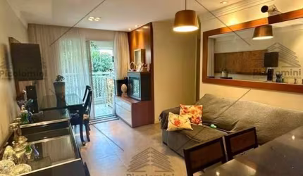 Apartamento à venda, 68 m², Belenzinho, 03 quartos, 01 suíte, ampla sala 2 ambientes com sacada, cozinha americana, 1 vaga, portaria virtual.