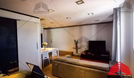 Apartamento a venda em Vila Bela, 1 quarto, 1 banheiro, 2 vagas de garagem, cozinha planejada, piscina, salão de festas.