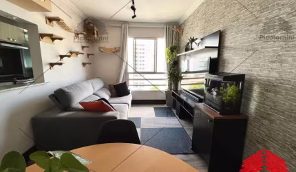 Apartamento à venda Belém com 50 Metros, 2 quartos, sala 2 ambientes, móveis planejados,1 banheiro, 1 vaga, piscina, espaço gourmet, academia e mais