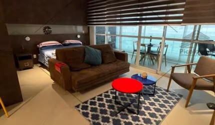 Apartamento para locação em frente ao shopping Anália franco, 55 m², 01 quarto,sala integrada a varanda gourmet, 02 vagas fixas.totalmente mobiliado.