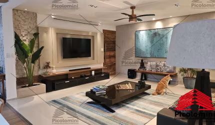 Apartamento Garden Alto Padrão praia José Menino com 217m2 próximo ao Orquidário de Santos