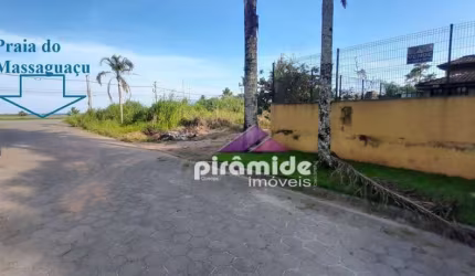 Terreno na Praia do Massaguaçu à venda, por R$ 390.000 - Massaguaçu - Caraguatatuba/SP