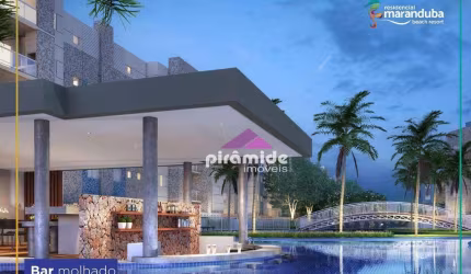 Apartamento com 3 dormitórios à venda, 84 m² por R$ 754.200,00 - Praia do Sapê - Ubatuba/SP