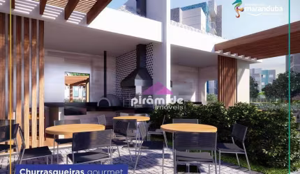 Apartamento com 2 dormitórios à venda, 78 m² por R$ 705.100,00 - Praia do Sapê - Ubatuba/SP
