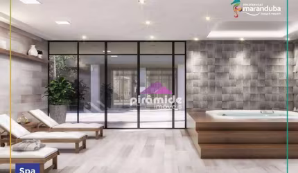 Cobertura com 2 dormitórios à venda, 130 m² por R$ 1.374.700,00 - Praia do Sapê - Ubatuba/SP