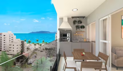 Apartamento com 2 dormitórios à venda, 73 m² por R$ 680.104,00 - Martim de Sá - Caraguatatuba/SP