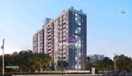 Apartamento com 2 dormitórios à venda, 51 m² por R$ 347.800,00 - Parque Residencial Flamboyant - São José dos Campos/SP