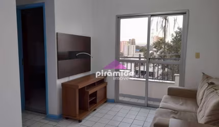 Apartamento com 1 dormitório para alugar, 40 m² por R$ 2.927,00/mês - Jardim São Dimas - São José dos Campos/SP