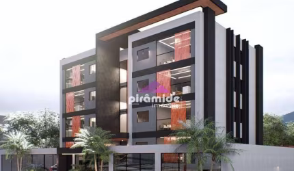 Apartamento com 1 dormitório à venda, 56 m² por R$ 486.535,41 - Praia do Aruan - Caraguatatuba/SP