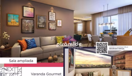 Apartamento com 3 dormitórios à venda, 76 m² por R$ 658.954,00 - Parque Industrial - São José dos Campos/SP