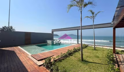 Casa com 3 dormitórios à venda Pé na Areia por R$ 4.200.000 - Massaguaçu - Caraguatatuba/SP