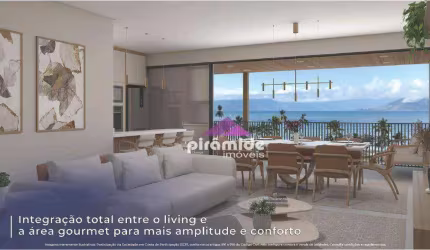 Cobertura com 3 dormitórios à venda, 236 m² por R$ 2.250.710,00 - Sumaré - Caraguatatuba/SP