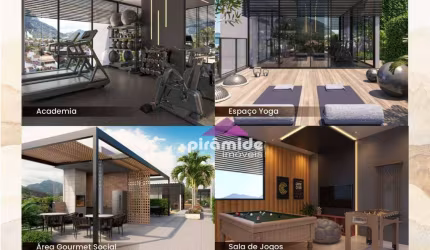 Apartamento com 2 dormitórios à venda, 59 m² por R$ 374.082,00 - Maranduba - Ubatuba/SP