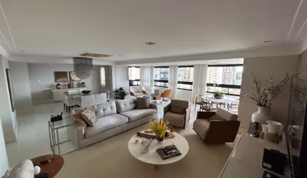 Apartamento Alto Luxo, exclusivo 2 suítes com gabinete, 195m²