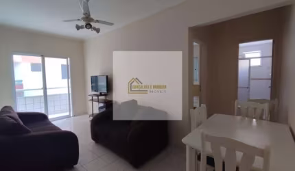 Apartamento com 1 quarto à venda na Rua Líbero Badaró, 87, Cidade Ocian, Praia Grande, 52 m2 por R$ 270.000