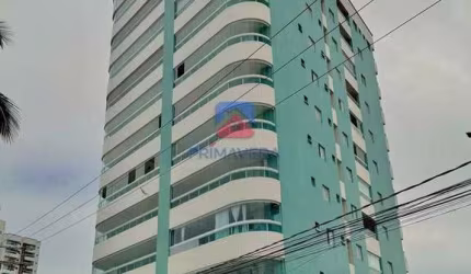 Apartamento frente mar com 2 dorms 1 suite para locação JD REAL