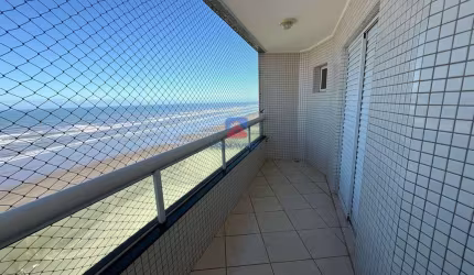 Apartamento  para locação , 3 dormitórios, frente mar com lazer