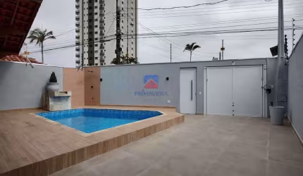 CASA ALTO PADRÃO|ESPAÇO GOURMET COM PISCINA|80m DA PRAIA