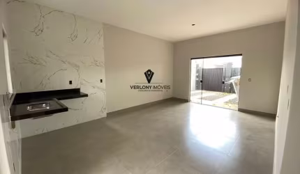 Casa nova 2/4 com suíte, no Bairro Ipanema