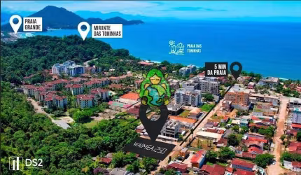 Lançamento  à venda, 1 suíte, na praia das Toninhas, Ubatuba, SP