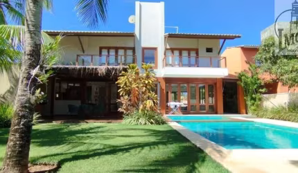 Linda Casa com 5 Suítes a 100 mtrs da praia no Condomínio Enseada Praia da Espera !