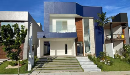 Casa em condomínio fechado com 3 quartos à venda na Avenida Vinte e Oito de Setembro, S/n, Alphaville (Abrantes), Camaçari, 280 m2 por R$ 1.300.000