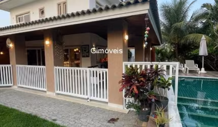 Casa em condomínio fechado com 4 quartos para alugar na Rodovia BA-099 - Estrada do Côco, Praia de Busca Vida, Camaçari, 450 m2 por R$ 28.000