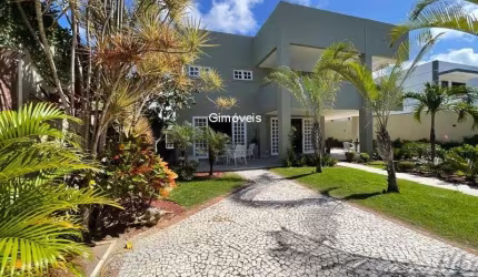 Casa em condomínio fechado com 4 quartos à venda na Rodovia BA-099 - Estrada do Côco, Praia de Busca Vida, Camaçari, 480 m2 por R$ 2.600.000