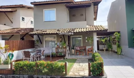 Casa em condomínio fechado com 4 quartos à venda na Rua Juracy Magalhães, Pitangueiras, Lauro de Freitas, 140 m2 por R$ 799.000