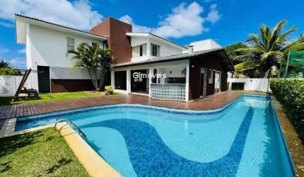 Casa em condomínio fechado com 4 quartos para alugar na RODOVIA BA-099 - ESTRADA DO CÔCO KM 08, Praia de Busca Vida, Camaçari, 350 m2 por R$ 15.000