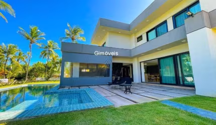 Casa em condomínio fechado com 4 quartos à venda na Rodovia BA-099 - Estrada do Côco, Praia de Busca Vida, Camaçari, 700 m2 por R$ 6.990.000