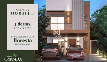 Casa com 3 dormitórios à venda, 215 m² a partir de R$ 1.324.251 - Urbanova - São José dos Campos/SP