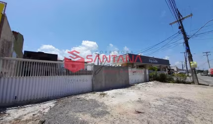 Terreno de frente de rua, venda e locação
