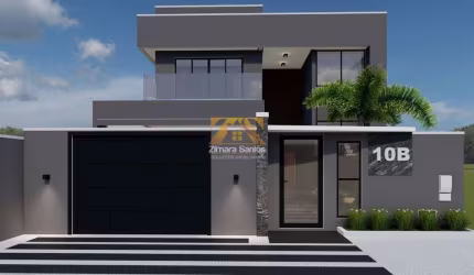 Sobrado Alto Padrão, 4/4, sendo 3 suítes, 245 m² - 507 sul (Arso 53) - Palmas/TO