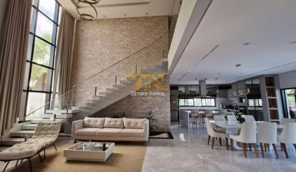 Sobrado Alto Padrão, com 4 suítes, 427 m² - Condomínio Caribe Residence - Palmas/TO