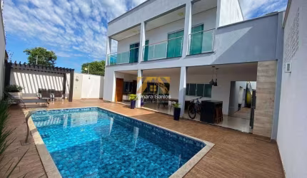 Sobrado Alto Padrão, 4/4, sendo 3 suítes, 378 m² - 509 sul (Arso 54) - Palmas/TO