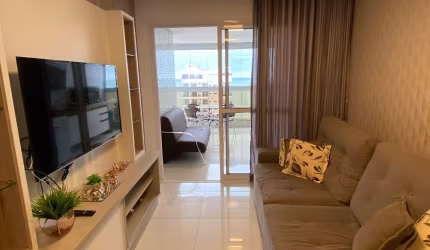 Apartamento  de Três Quartos com Vista frente para o Mar na Praia do Morro - Guarapari Es.