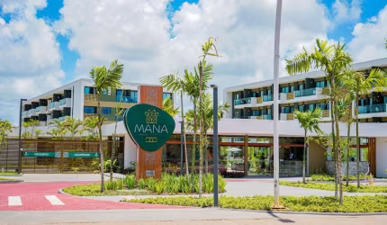 Flat Mobiliado com 30 m² 1 quarto e 1 vaga no Mana Beach Em Muro Alto Porto de Galinhas Ipojuca-PE