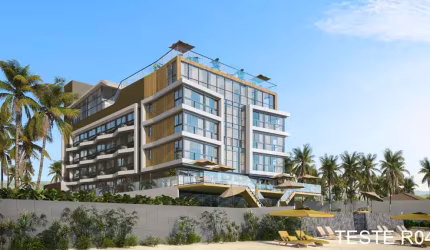 Flat de 20 m² pé na areia de Porto de Galinhas ideal para investir