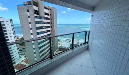 Apartamento para aluguel na Av Boa Viagem mobiliado com 44 m² 1 quarto e 1 vaga em Boa Viagem