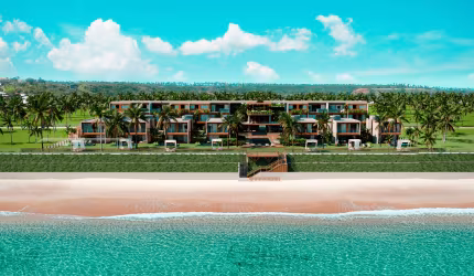 Casa Frente mar com 259 m² 5 quartos sendo 5 suítes e 3 vagas cobertas na Beira mar da Praia do Guadalupe Praia dos Carneiros