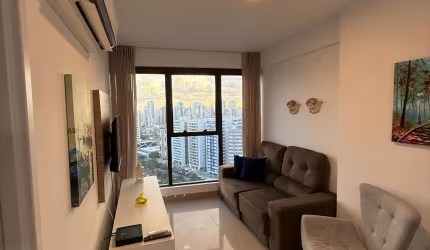 Apartamento de 1 quarto mobiliado com 40m² perto do Shopping Recife em Boa Viagem