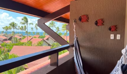 Apartamento beira mar no Oka com 2 quartos mobiliado para venda em Muro Alto Porto de Galinhas
