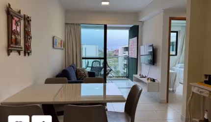 Apartamento mobiliado para venda no Mana Beach Experience com 2 quartos e 2 vagas em Muro Alto Porto de Galinhas-PE