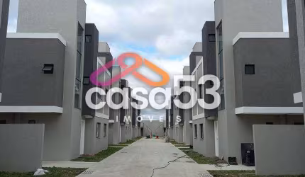 Casa em condomínio fechado com 3 quartos à venda na Rua Rodolfo Bernardelli, 569, Uberaba, Curitiba, 105 m2 por R$ 639.000