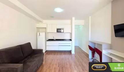 Apartamento mobiliado, COM AMPLA SACADA, Edifício HUB.