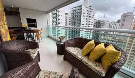 Apartamento com 3 dormitórios à venda, 106 m² por R$ 950.000,00 - Barra Funda - Guarujá/SP