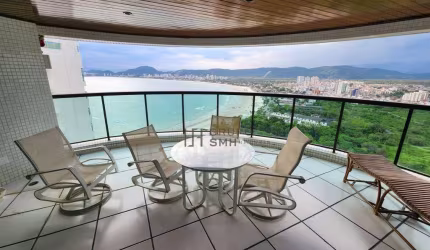 Cobertura com 5 dormitórios à venda, 420 m² por R$ 4.500.000 - Praia da Enseada - Tortugas - Guarujá/SP